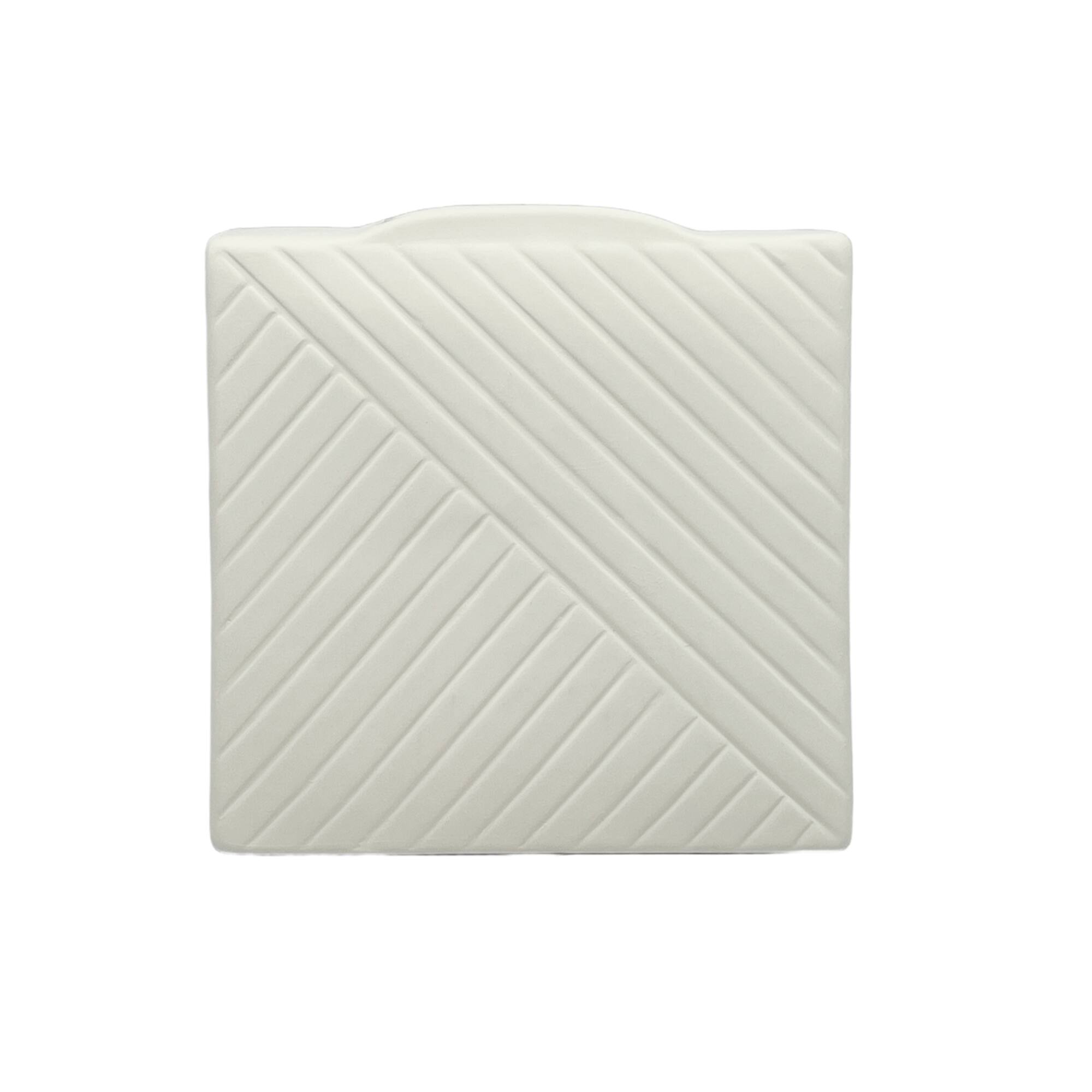 Jonathan Adler x Michaels 6.75" Linear Slant DIY Square Ceramic Vase
